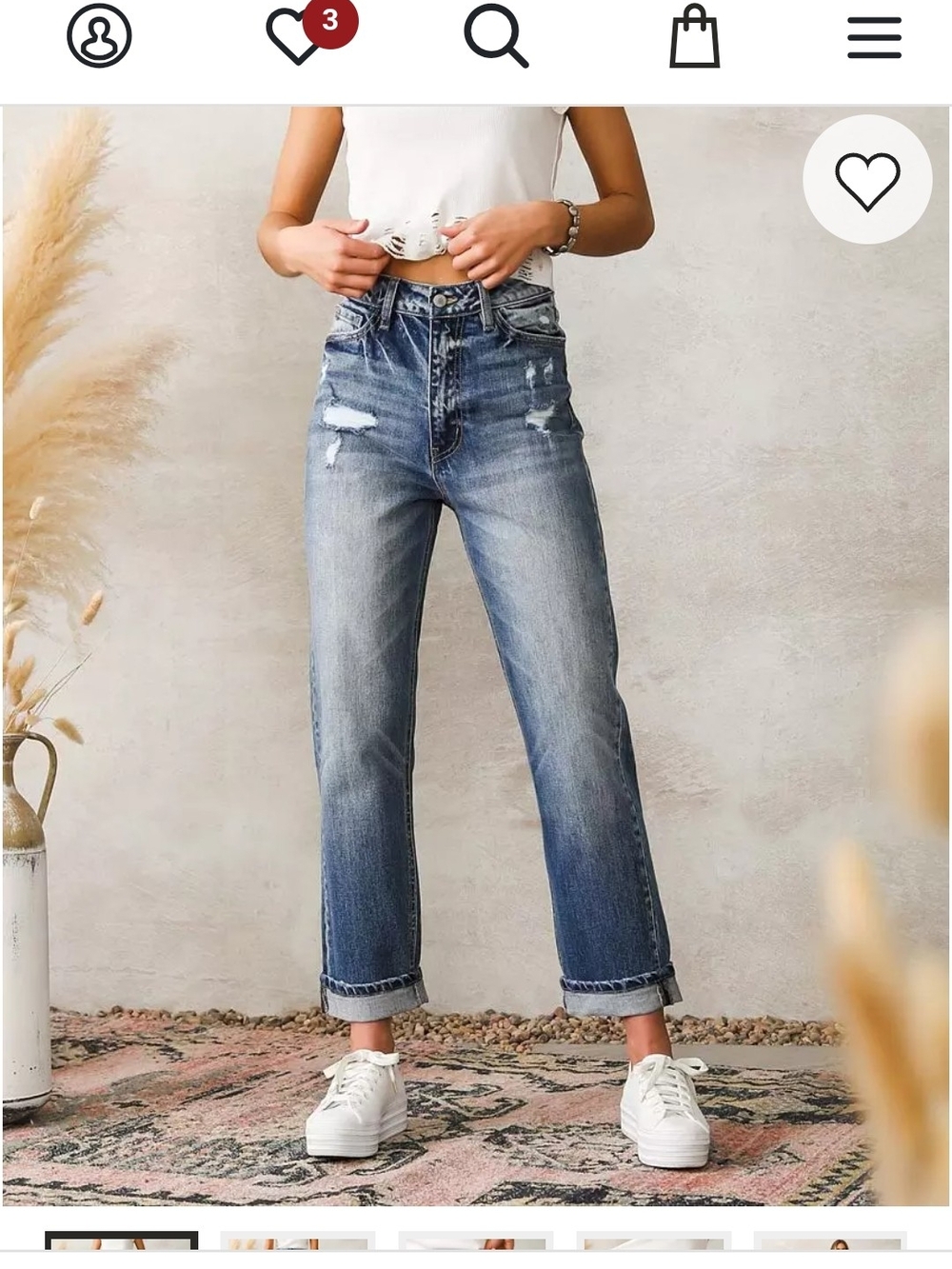 KANCAN Baggy Fit Jean 26